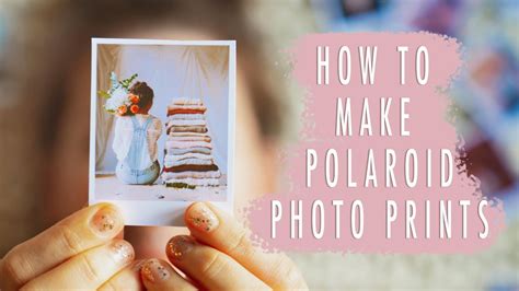 how to print photos to look like polaroids